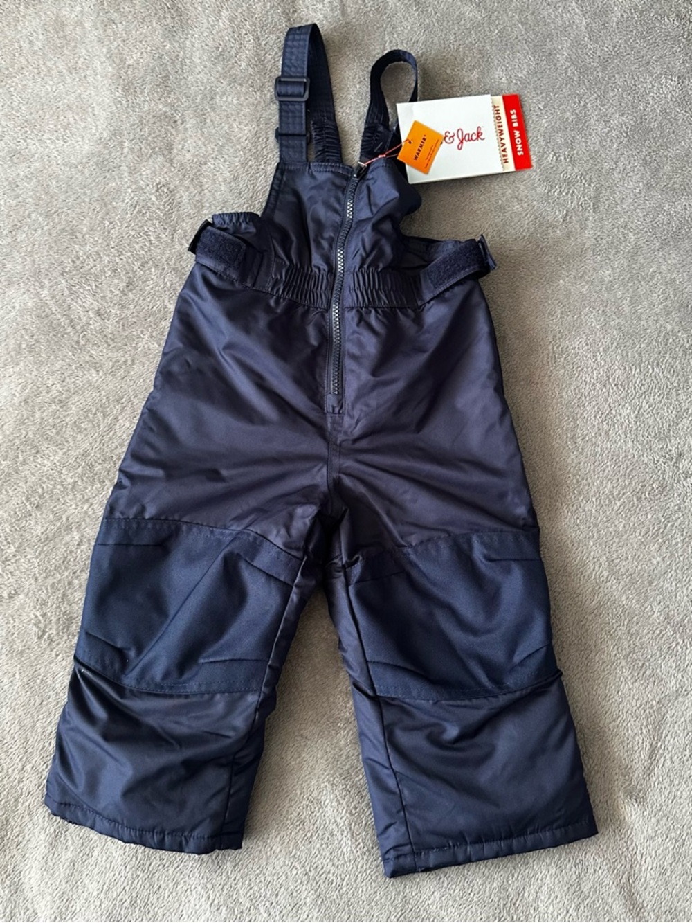 Carter's Navy Blue Kids Snow Overalls Bib 18M